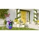 preview thumbnail 8 of 7, Fraser Hill Farm 4-Ft. Tall Bunny Rabbit with Easter Basket, Outdoor/Indoor Blow Up Spring Inflatable with Lights - 4 ft.