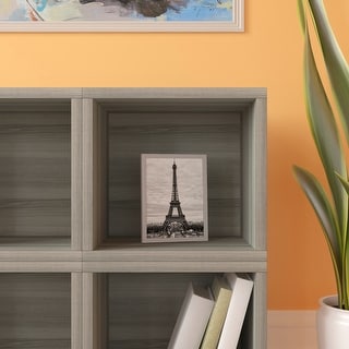 Way Basics Modular Open Cube Stackable Cubby Shelf (Grey) - Bed Bath ...