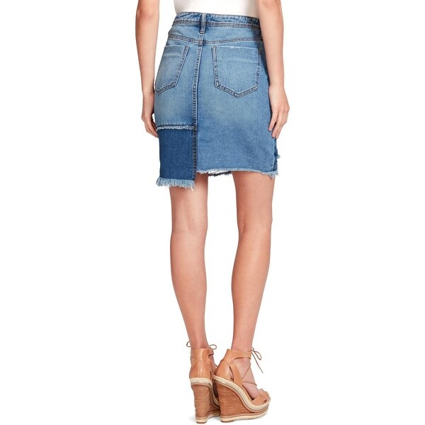 jessica simpson denim skirt