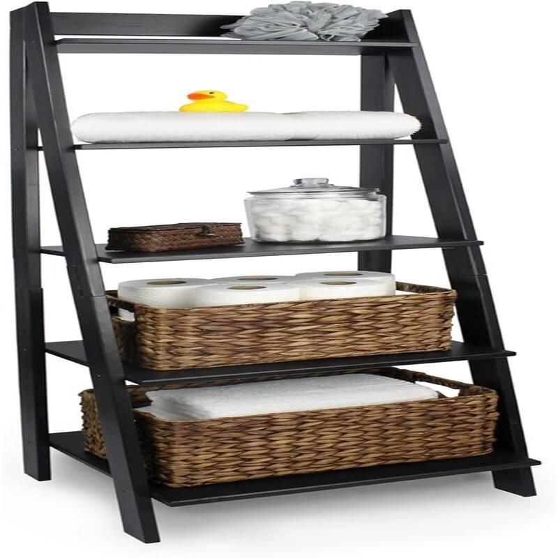 5 Shelf Ladder - 17.32"D x 17.32"W x 62.2"H