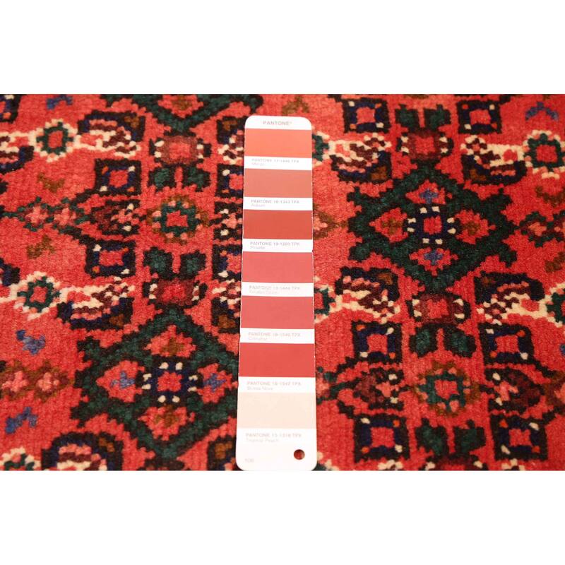 ECARPETGALLERY Hand-knotted Andelz Red Wool Rug - 3'1 x 6'1