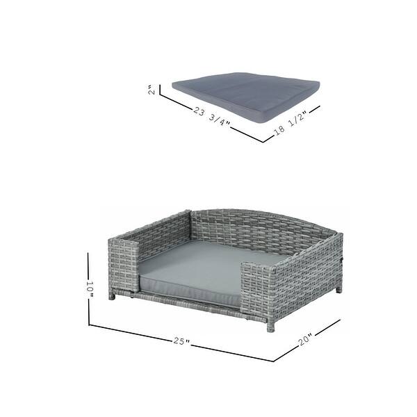 Pet Patio Furniture Dog Bed Pet Bed Enclosures With Cushion Bed Bath