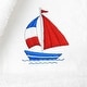 preview thumbnail 4 of 20, Sweet Kids 100% Polyester SUPER PLUSH Double Brushed Hooded Bathrobe - BOAT