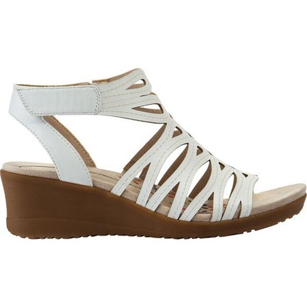 baretraps white sandals