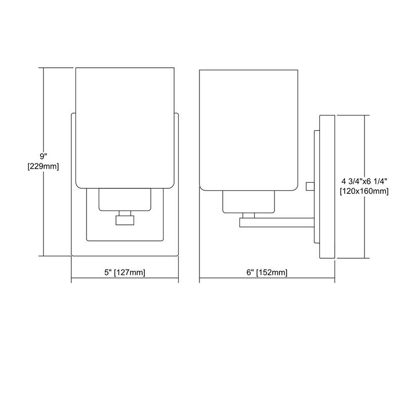 Elk Home Summit Place Oiled Bronze With White Glass 1 Light Vanity