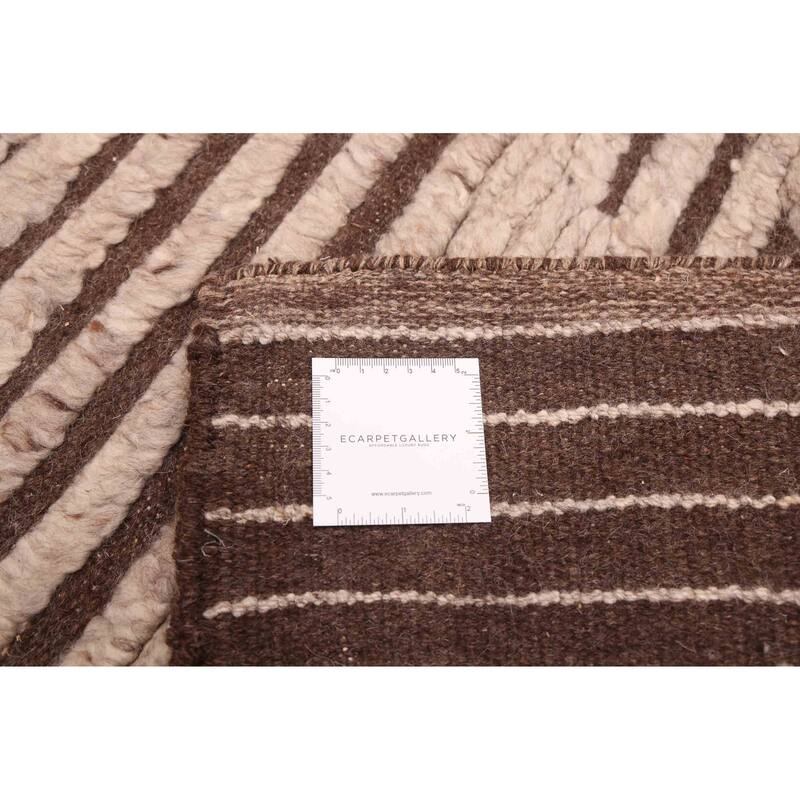 ECARPETGALLERY Hand-knotted Tangier Tan Wool Rug - 5'6 x 7'11