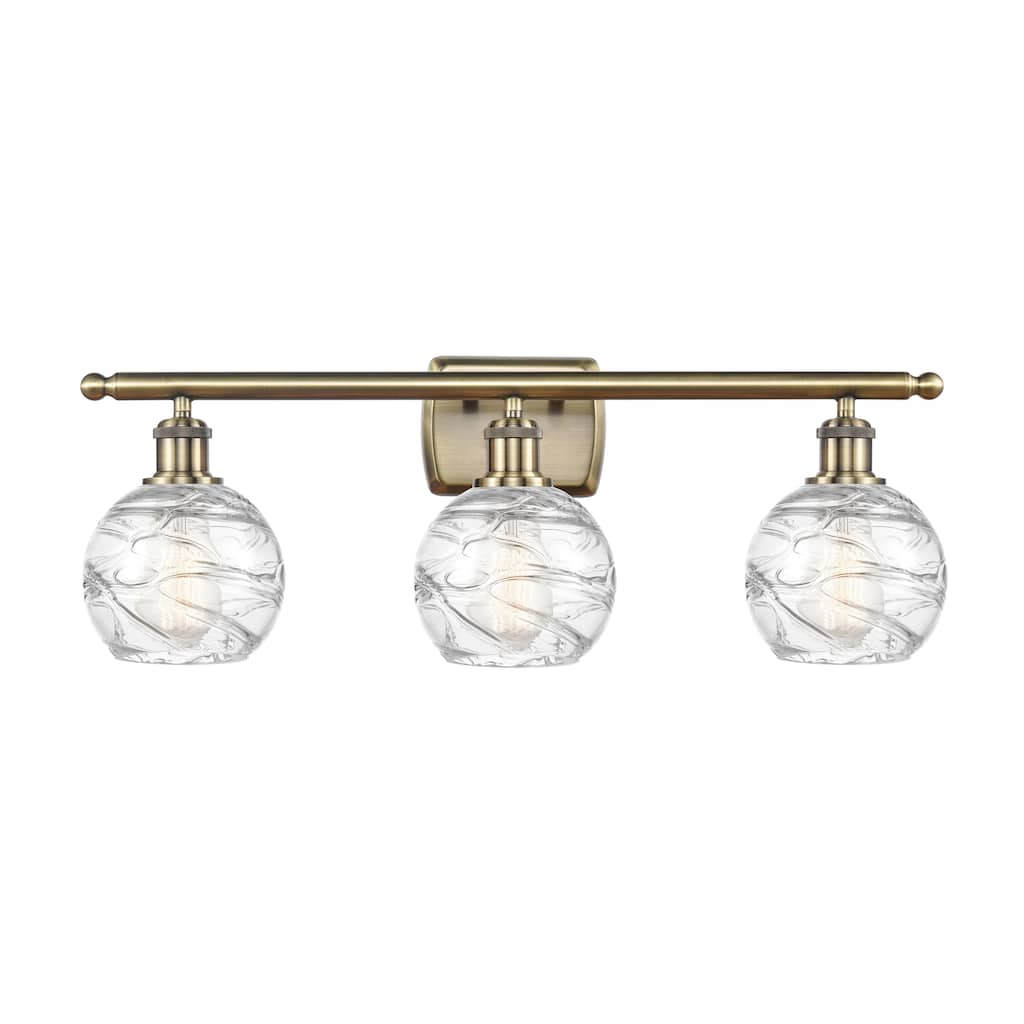 Innovations Lighting Athens Deco Swirl 3 Light 26" Bath Vanity Light