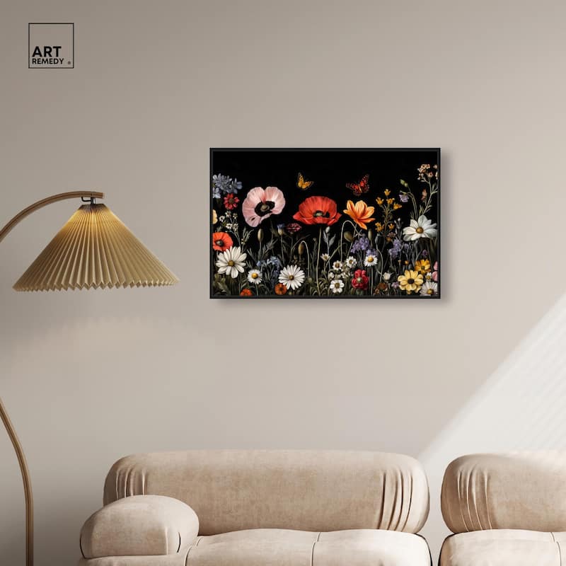 Wildflower Panorama Canvas by Art Remedy