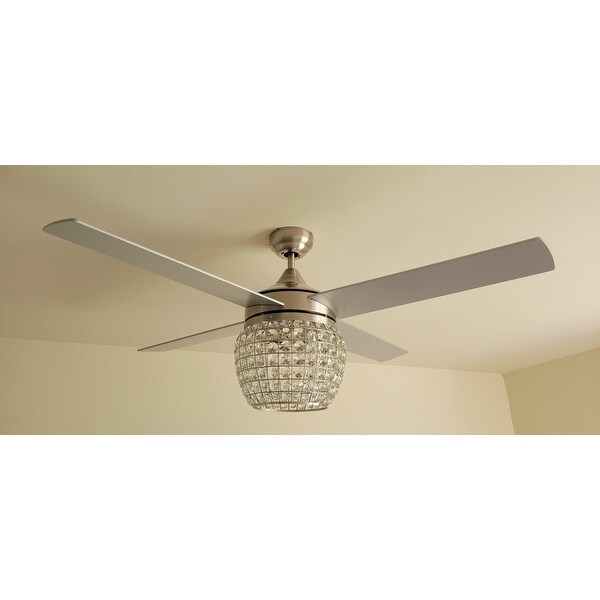 Blade Crystal LED Ceiling Fan 