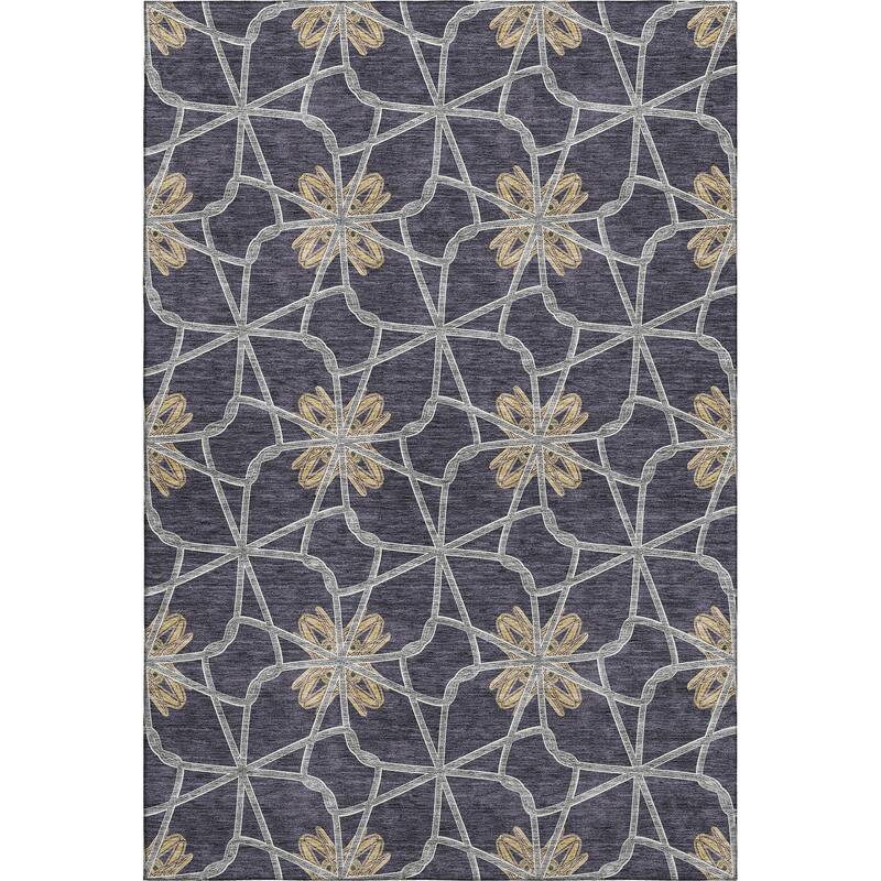 Premium Washable Super Soft Contemporary Tangle Mayfield Rug