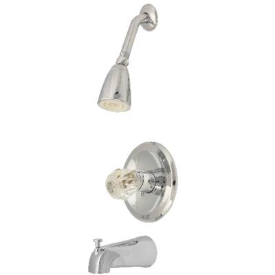 American Imaginations Wall Mount CSA Approved Stainless Steel Shower Kit In Chrome Color