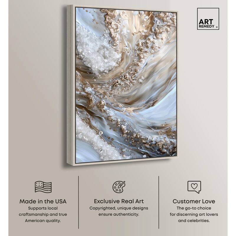 Effervescent Earth III Canvas by Art Remedy