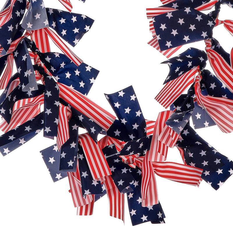 72" Waterproof Americana Rope Garland
