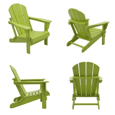 Laguna Poly Folding Adirondack Chair (Set of 4)
