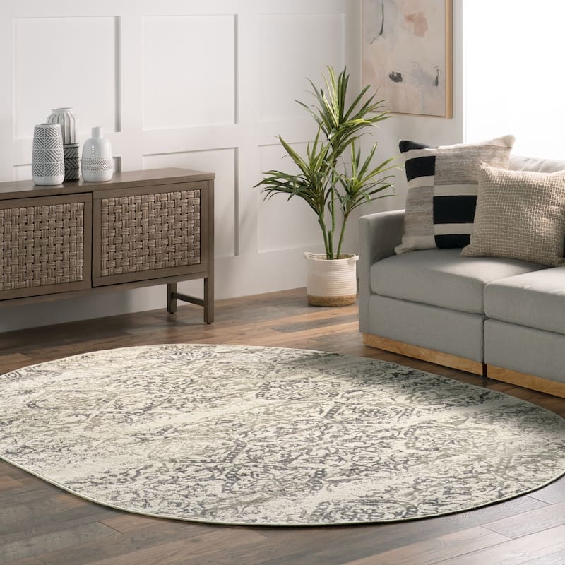 Nuloom Freja Faded Floral Area Rug