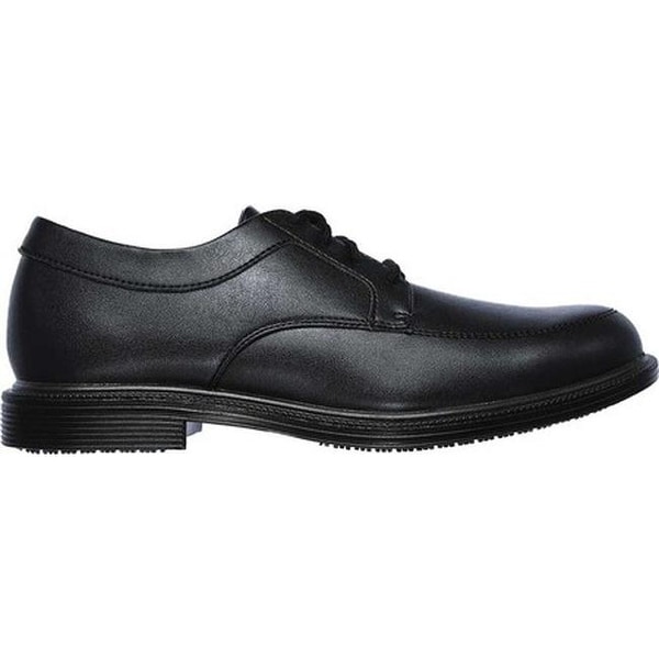 skechers black oxford shoes