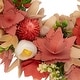 preview thumbnail 4 of 3, Artificial Mini Thistle Flowers Wooden Spring Wreath - 14" - Pink and Cream