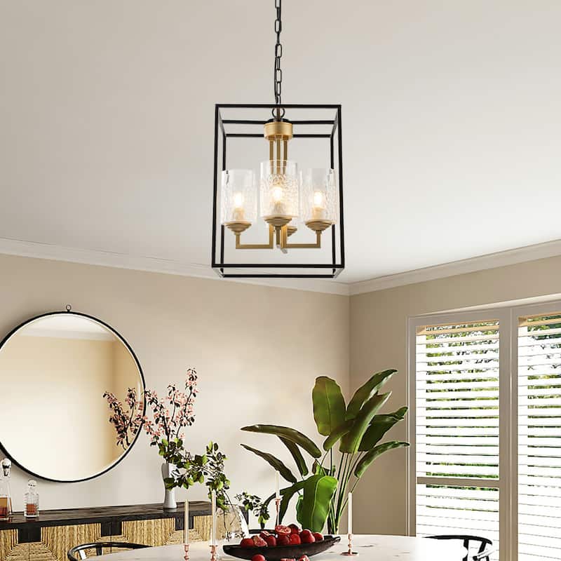 Kaia 4-Light Modern Farmhouse Chandelier - 13 In. Wide