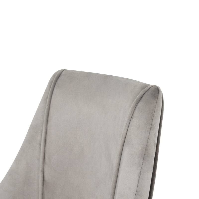 Modern simple velvet dining chair,set of 4