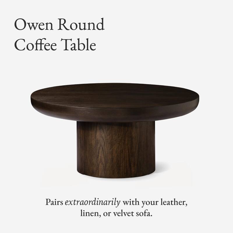 Maven Lane Owen Rustic Wooden Coffee Table