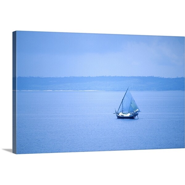"Sailboat in Bali" Canvas Wall Art