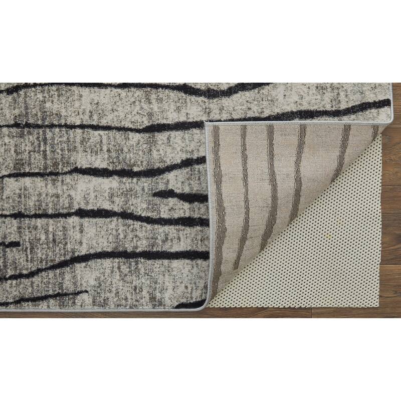 Grand Bazaar Kiba Machine Made Abstract Transitional Area Rug