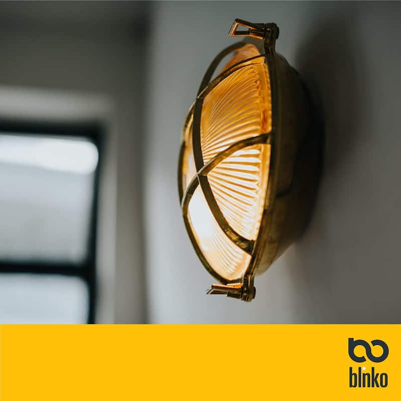 Round vintage industrial wall sconce waterproof wall light fixture