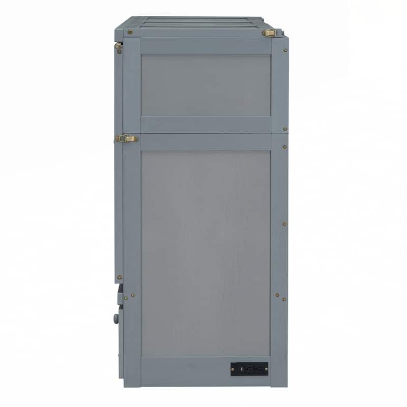 Murphy Bed with USB Port and a Large Drawer