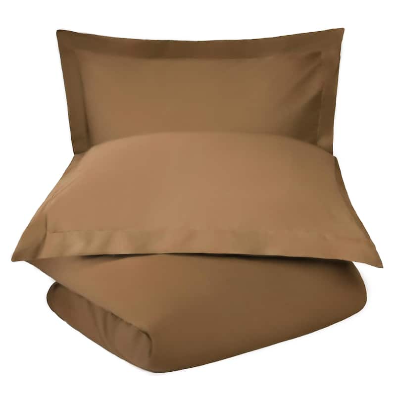 Superior 600 Thread Count Cotton Blend Duvet Cover Set