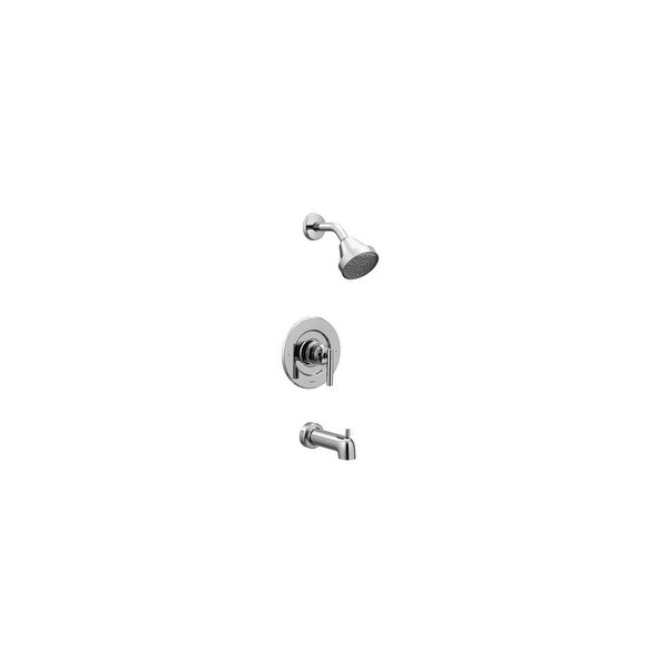 Moen T2903EP Gibson Posi-Temp Pressure Balanced Tub and Shower Trim Package with Single Function Showerhead and Single Lever