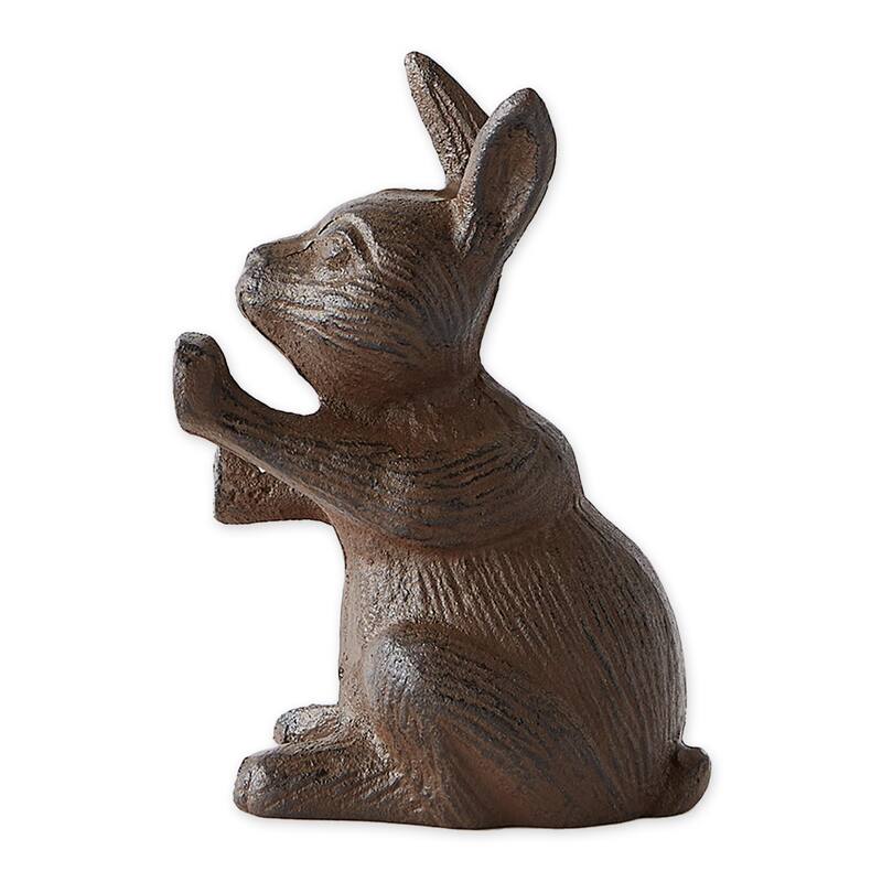 Bunny With Carrot Door Stopper