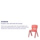 preview thumbnail 27 of 44, 2 Pack Plastic Stack School Chair with 13.25"H Seat, K-2 School Chair