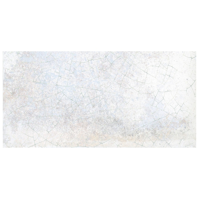 Merola Tile Atelier Oyster White 4-1/2" x 9-1/8" Porcelain Floor and Wall Tile