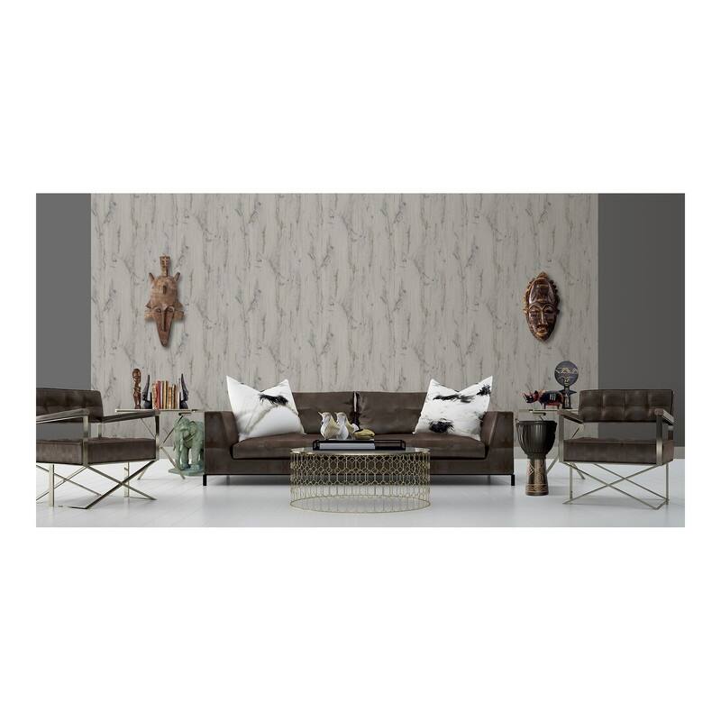 Advantage Jackson Taupe Wooden Plank Wallpaper - 20.9 x 396 x 0.025