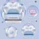 preview thumbnail 12 of 46, BOSSIN Gaming Chair with Cat Ears and Cat Paw Cushion Pillow,Cute Kawaii Reclining Computer Chair for Girl with Footrest