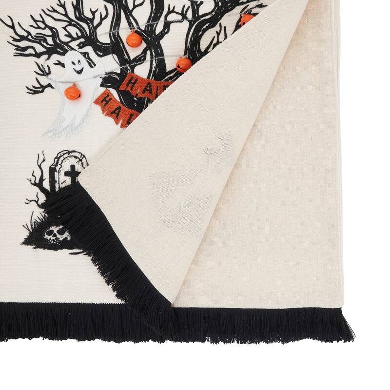 Happy Halloween Tree Table Runner - 13"x72"