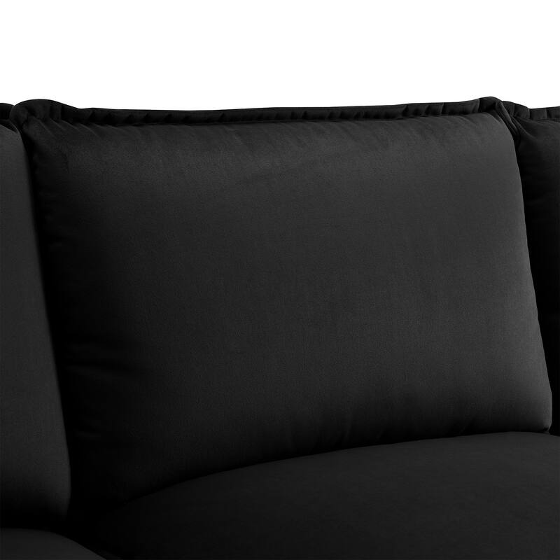 6-Seat U-Shaped Sofa with Console, Cupholders & USB Ports, Chenille Upholstery, 123"