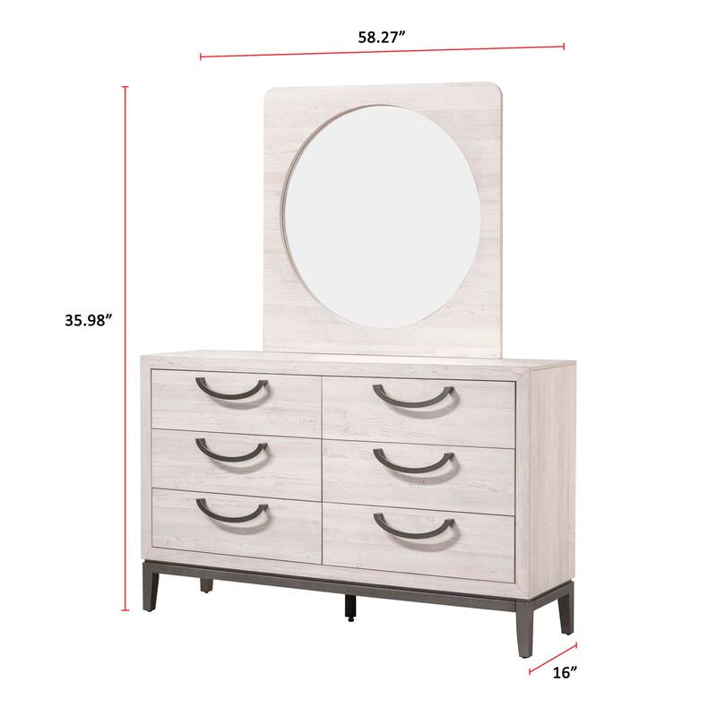 Demora Beige Upholstered Panel Bed