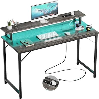 Computer Desk with Power Outlets