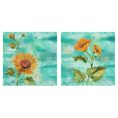Arianna Sunflowers I, II by Paul Brent Canvas Art Prints