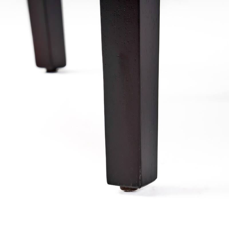 Modern Dining Chair, Simple Dining Chair with Upholstered Cushions and Rubberwood Frame, Suitable for Dining Rooms, Set of 2