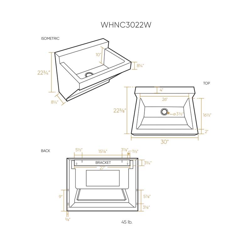 Whitehaus Collection Noah's Utility Sink