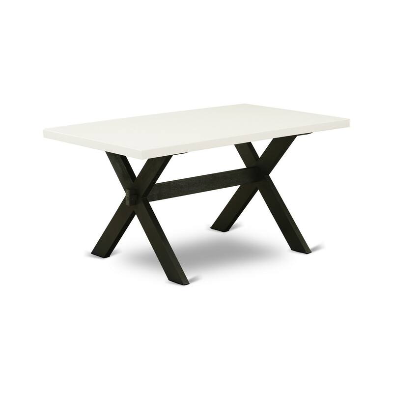 HomeStock 6-Piece Rectangle Natural Oak Finish Solid Wood Top Dining Table with 1-Bench, 4-Chairs