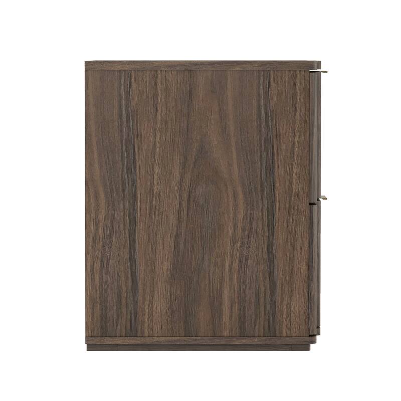 Manhattan Comfort Clive 22 Inch 2 Drawer Nightstand