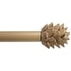 preview thumbnail 12 of 15, 3/4" Farmhouse Pinecone Curtain Rod Adjustable Designer Window Single Rod 24"-48" - Cottage