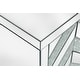 preview thumbnail 14 of 15, GDFStudio - DiamondLuxe Glam Mirrored Storage Cabinet with Crystal Handles