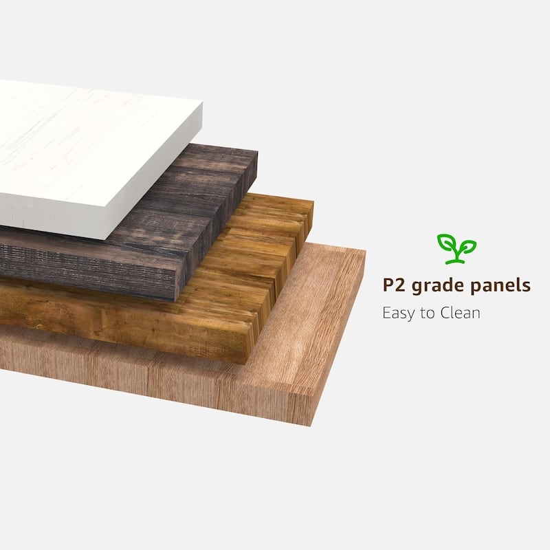 Modern Coffee Table, Wooden Living Room Table w/ Hidden Storage Drawer