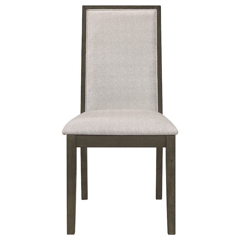 Kelly Dark Grey Upholstered Dining Side Chair (Set of 2)