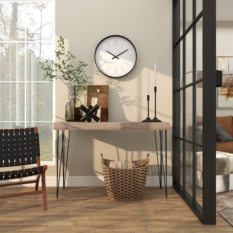 Glass Contemporary Wall Clock 20 x 20 x 2 - 20 x 2 x 20