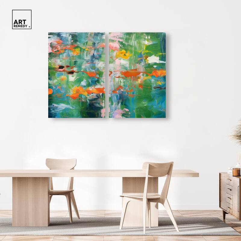 Jungle Serenade Canvas Set of 2 by Art Remedy, Gallery Wrapped